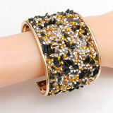 Crystal Bracelet Punk Alloy Jewelry High-end Brasslet Gift