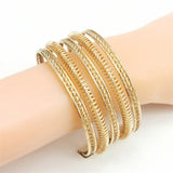 Mesh Multilayer Cuff Bangles Bohemian Jewelry Holiday Bangle