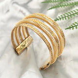 Mesh Multilayer Cuff Bangles Bohemian Jewelry Holiday Bangle