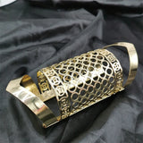 Gothic Cutout Charm Cuff Bracelet for Women