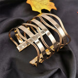 Retro Gothic Punk Bracelet for Women Lady Cuff Bangles