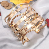 Retro Gothic Punk Bracelet for Women Lady Cuff Bangles
