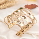 Retro Gothic Punk Bracelet for Women Lady Cuff Bangles