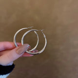 Retro Big Circle Earrings French High Sense Earring Party Accessories