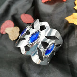 Vintage Gemstone Cutout Bracelet Gothic Jewelry