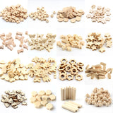 Unfinished Wooden Beads Spacer for Crafts DIY Jewelry Making