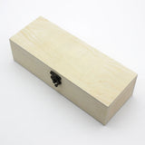 Rectangle Wood Craft Boxes Gift Organizer Storage Box with Lid