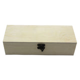 Rectangle Wood Craft Boxes Gift Organizer Storage Box with Lid