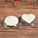 Unfinished Wood Pieces Square for Women Punk Style