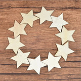Unfinished Wood Pieces Square for Women Punk Style