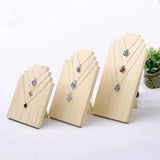 Wooden Display Stands Necklace Holder Jewelry Display Board Rack