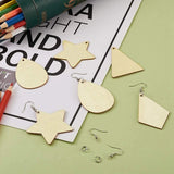 Wooden Earring Pendant DIY Craft Jewelry Making Kit