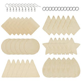 Wooden Earring Pendant DIY Craft Jewelry Making Kit