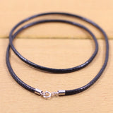 Unibabe Braided Rope Chain Necklace S925 Sterling Silver Locks Jewelry
