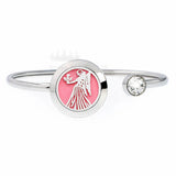 Unicorn Aromatherapy Locket Bracelet Bangle Perfume Jewelry