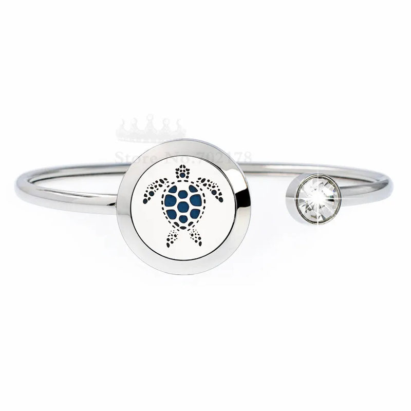 Unicorn Aromatherapy Locket Bracelet Bangle Perfume Jewelry