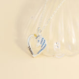 Personalized Unicorn Crystal Necklace for Women Girl Mom