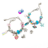 Unicorn DIY Beaded Bracelet Set for Kids Christmas Girls Gift
