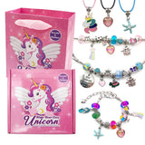 Unicorn DIY Beaded Bracelet Set for Kids Christmas Girls Gift