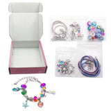 Unicorn DIY Beaded Bracelet Set for Kids Christmas Girls Gift