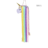 Bohemian Unicorn Hair Clips Organizer Wall Hanging