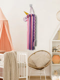 Bohemian Unicorn Hair Clips Organizer Wall Hanging