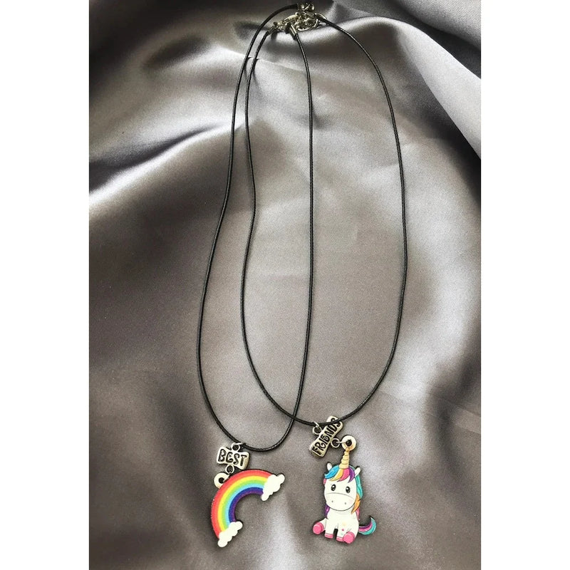 Unicorn & Pony Kids Necklace Set