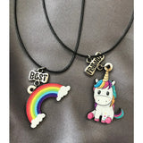 Unicorn & Pony Kids Necklace Set