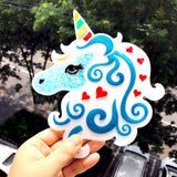 Unicorn Silicone Mold DIY Wall Decoration Hanging Angel Unicorn Uv Epoxy Resin