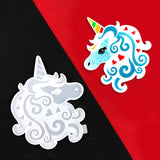 Unicorn Silicone Mold DIY Wall Decoration Hanging Angel Unicorn Uv Epoxy Resin