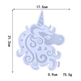 Unicorn Silicone Mold DIY Wall Decoration Hanging Angel Unicorn Uv Epoxy Resin