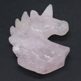 Unicorn Statue Natural Stones Home Decoration Healing Crystal Reiki Figurine