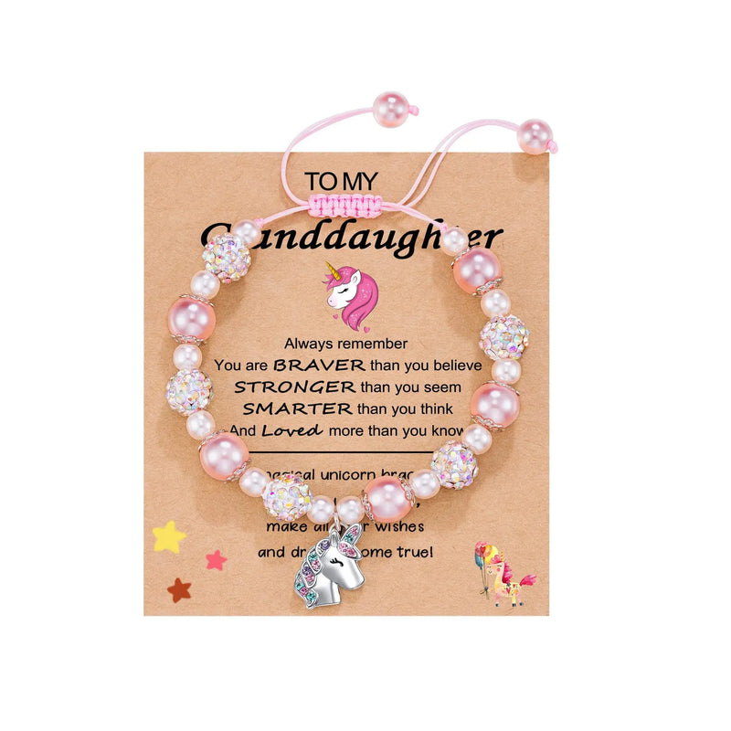Unicorns Charm Bracelets for Girls - Daughter's Birthday Gift