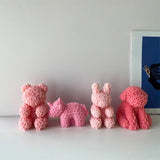 Unicorns Rabbit Bear Decor Mold for DIY Decoration Soap Ornaments