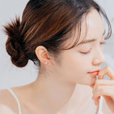 Sterling Silver Mickey Small Stud Earrings for Women