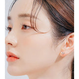Sterling Silver Mickey Small Stud Earrings for Women