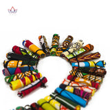 African Women Jewelry Statement Necklace Wax Fabric Accessories
