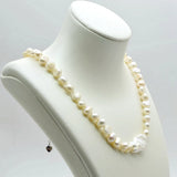 Baroque Pearl Necklace Large Grain Pendant Short Chain