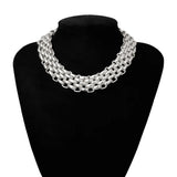 Big Chunky Chain Choker Necklace For Women Collar Punk Men Steampunk