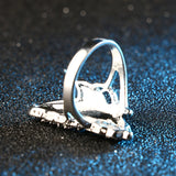 CZ Zircon Butterfly Ring Bohemia Style Vintage Animal Jewelry