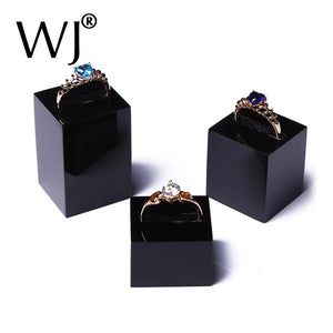 Acrylic 3 Ring Riser Display Stand Organizer for Jewelry