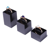 Acrylic 3 Ring Riser Display Stand Organizer for Jewelry