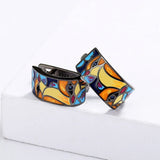 Spinel Bird Enamel Earrings for Women - Fine Jewelry