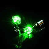 LED Light Bling Studs Earrings Christmas Gift Halloween Party Night Jewelry