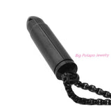 Unique Bullet Necklace Pendant Stainless Steel Men Jewelry