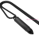 Unique Bullet Necklace Pendant Stainless Steel Men Jewelry