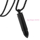 Unique Bullet Necklace Pendant Stainless Steel Men Jewelry