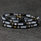 Cotton Thread Braid Wrap Bracelets Friendship Oath of Love Crystal Jewelry