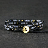 Cotton Thread Braid Wrap Bracelets Friendship Oath of Love Crystal Jewelry