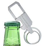 Engraved Lettering Keychain LED Beer Opener Men Car DK378